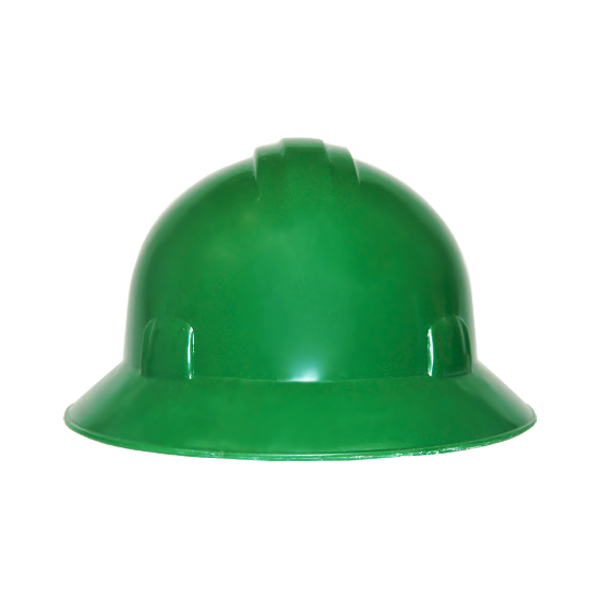Casco Ala Ancha Dieléctrico con Suspensión de 6 Puntos Jyrsa Verde ECO-2008VK … - 1